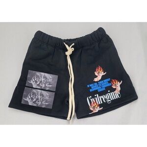 Civil Regime Black  Athletic Shorts